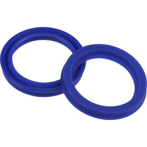 2 joints radiaux UHS, joints d'huile industriels en PU pour vérins hydrauliques (Bleu, 28 mm ID x 35,5 mm OD x 5 mm de largeur) (1/5)