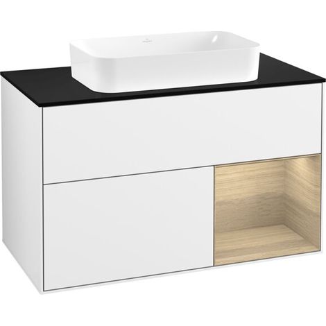 Villeroy & Boch G662PCGF Meuble sous-lavabo Finion G66 (1/2)