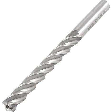 Fraise à bout droit, queue droite, 4, pour flûtes champagne, 12 mm x 100 160 de sourcing map (1/2)