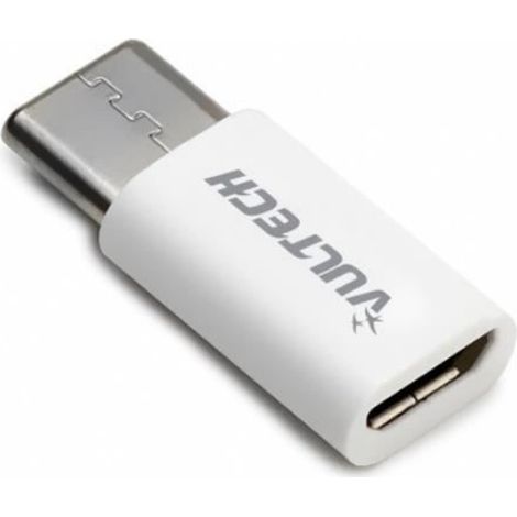 Adaptateur Micro-Usb Vers Usb Type-C - Transmission Données - 1 M - Noir (1/4)