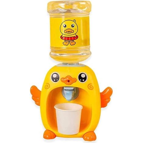 Mini distributore d'acqua giocattolo per bambini, fontanella divertente, giocattolo simulato per la casa dei giochi per bambini e bambine/Giallo (1/4)