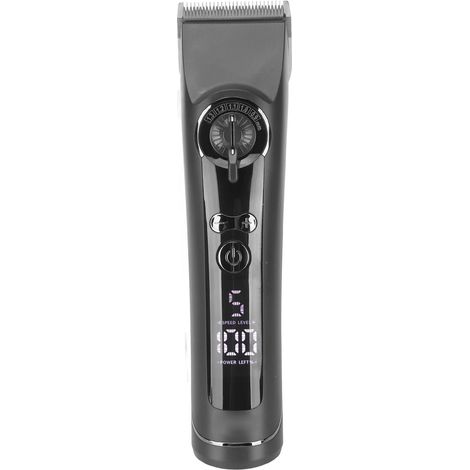 Tondeuse à cheveux sans fil rechargeable professionnelle avec écran LED, kit de toilettage, prise américaine 100-240 V (1/5)