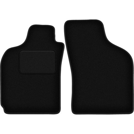 Alfombrillas delanteras negras para Fiat Albea sedán (2002-2010)