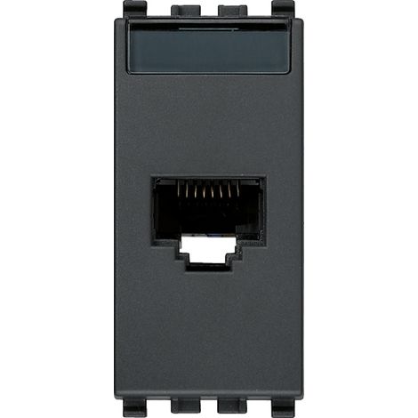 VIMAR - 20339.11 Presa RJ45 Netsafe Cat5e UTP grigio