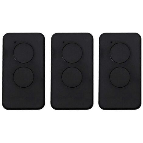 Set mit 3 schwarzen Garagentor-Fernbedienungen (1/5)