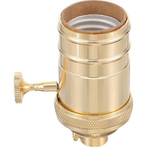 Douille de Lampe Rétro en Alliage D'aluminium pour Lampes E26 et E27 avec Bouton de Réglage, pour Décoration de Restaurants et Fêtes (1/5)