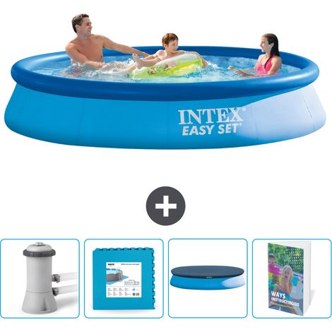 Intex Piscine Easy Set Ronde - 366x76 cm - 5-pièces SCB108 (1/4)