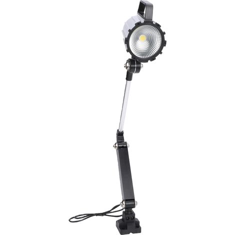 Lampe de Travail à LED, Lampe de Travail à LED Articulée 24 W, Lumières de Tour à Bois, Fraiseuse, Perceuse, de Machine D'éclairage pour Rectifieuses, Tours CNC (1/5)