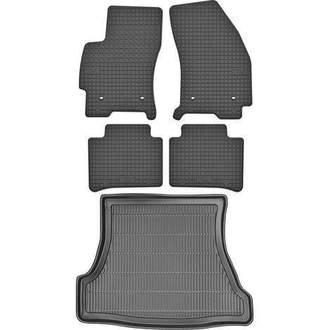 Juego de alfombrillas de goma para coche y alfombrilla para maletero para Ford Mondeo MK3 Hatchback/Sedán (2000-2008).
