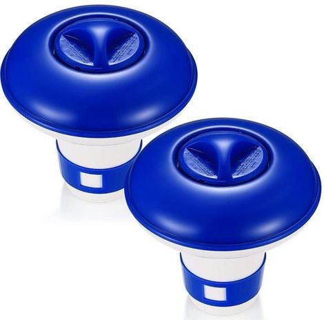 2 Stück Chlor-Schwimmer 5 Zoll, Chlor-Schwimmer, für Chlor-Tabletten