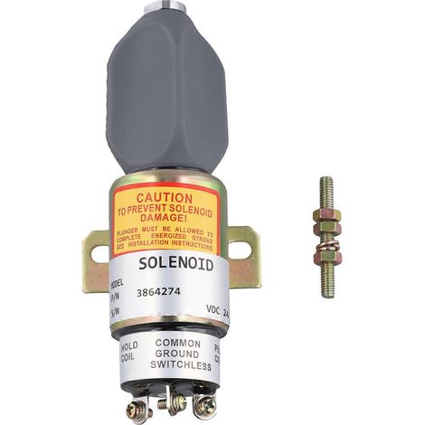 Électrovanne d'arrêt de carburant 24 V 3864274 1751-2467UIBIS5A SA-3766T-24 ME441329 pour Mitsubishi Caterpillar-SFYGV (1/5)