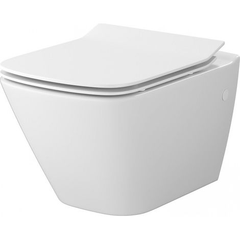 Cuvette suspendue sans bride MESTO SQUARE Blanc (1/5)