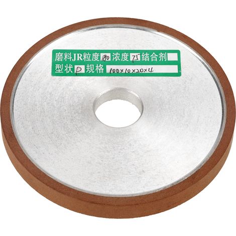1 disque de meulage diamanté en résine 1002010 mm pour meuleuse, grain 180