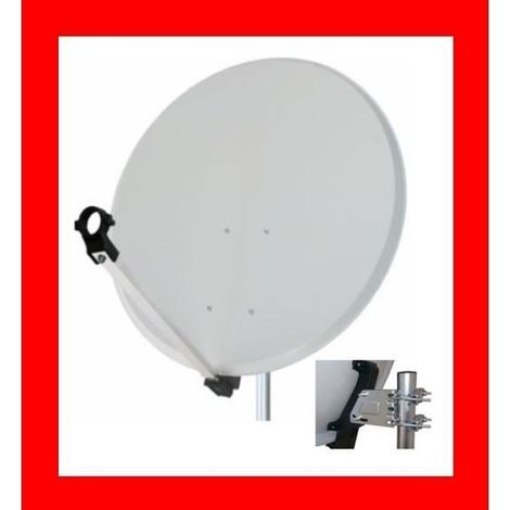 Antenne Parabole Satellite Diam 60 Cm (Canal Satellite-BEIN SPORT, TNTSAT-FRANSAT-TIVUSAT- Astra-Hotbird-Eutelsat-AtlanticBird)