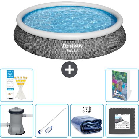 Bestway Fast Set Rund - 396x84 cm - 7-teilig  S217 (1/5)