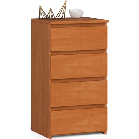 Cassettiera AKORD CL4 Cassettiera Ontano 40 cm 4 cassetti 40x35x74 cm