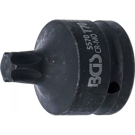 Douille à Embouts de Puissance 60 mm - 20 mm (3/4), Profil Torx T70 - Précision et Robustesse - D-Work