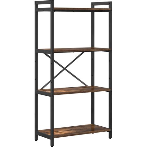 Étagère Chêne fumé 60 x 30 x 120 cm Bois d'ingénierie (1/5)