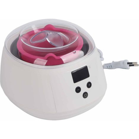 Chauffe-cire professionnel LED électrique avec pot en silicone pour épilation, 100-240V prise UE, appareil de fonte de cire dure, équipement de salon, 1 pièce (1/5)