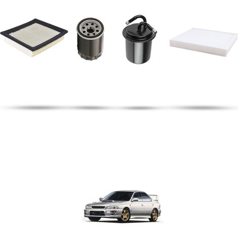 Kit tagliando 4 filtri compatibile con Subaru Impreza II 2.0 WRX STI 195kw dal 2002 (1/5)