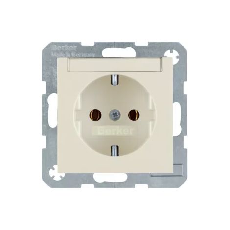 Berker Steckdose SCHUKO m BF S.1 weiß glänz 47508982 (1/2)