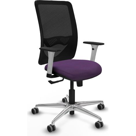 Chaise de bureau piqueras y crespo Zulema blanc mousse découpée (1/2)