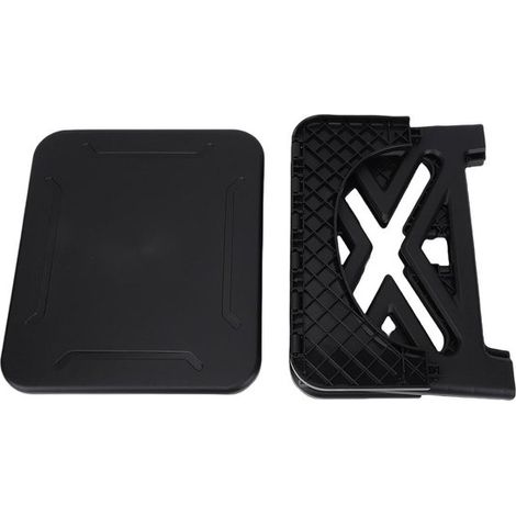 Tragbare Falt-Toilette – Reise- und Campingtoilette – Für Outdoor-Aktivitäten – Stabiler Stand – Tragkraft: 100 kg – Schwarz (1/5)