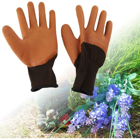 Guanti da lavoro protettivi Crezuo, comodi, 1 paio, resistenti all'usura, traspiranti, antiscivolo, per cantieri edili e fabbriche.-Crezuo
