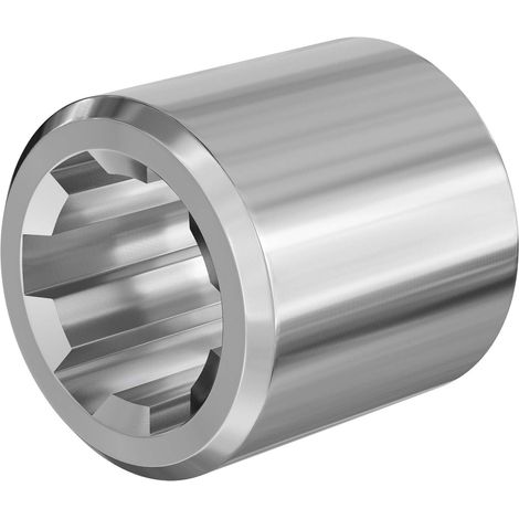Boccola per albero cardanico tipo C 60 mm Per giunto scanalato da 1 3/4" 6D 6 scanalature Trattore