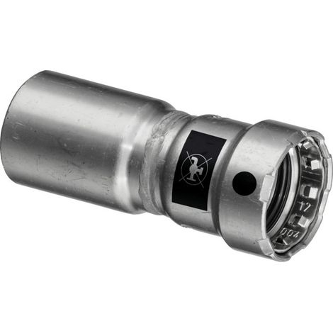 Viega Megapress-Reduzierstück, DN1 25, DN2 15 Stahl unlegiert, Zink-Nickel-Beschichtung Modell 4215.1, 695408 (1/3)
