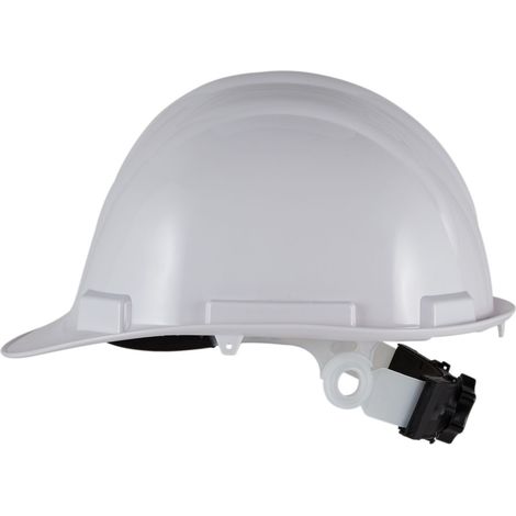 Casque de Chantier ABS Blanc SINGER HG902W - Cremaillère 55-62 cm - Coiffe 4 Points - Norme EN 397 - EPI BTP