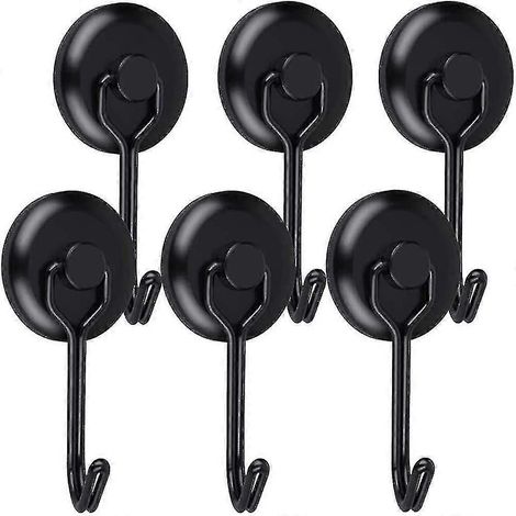 Crochet magnétique puissant 14 kg, lot de 6, pour porte-torchons de cuisine (1/5)