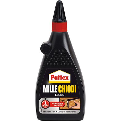 COLLA DI MONTAGGIO 'MILLECHIODI LEGNO' PATTEX 200 gr