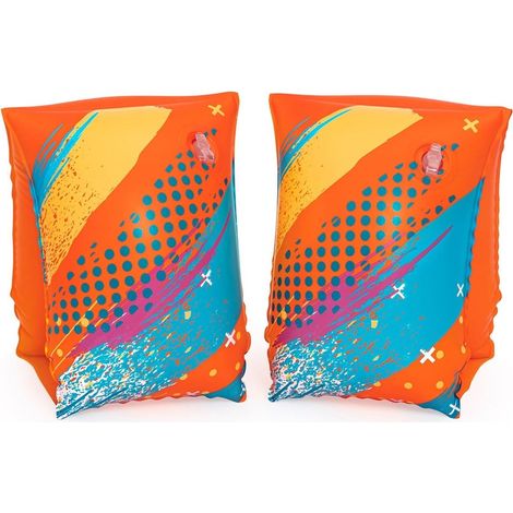 TRADE SHOP - Braccioli Gonfiabili Galleggianti 25x15cm Colorify Toughlite Per Bambini 3-6 Anni 32273 - (1/5)