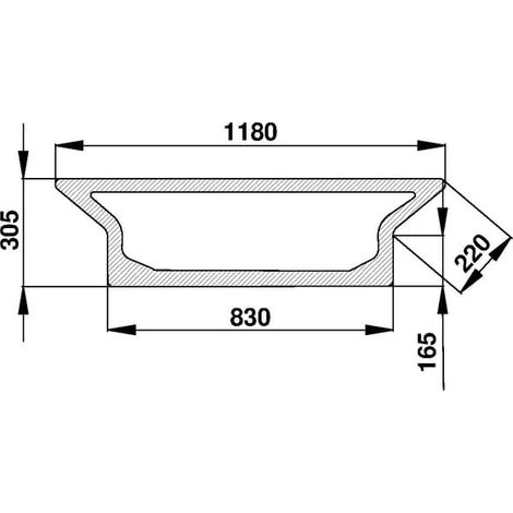 Lunotto posteriore inferiore UNIVERSALE D7130 (1/2)