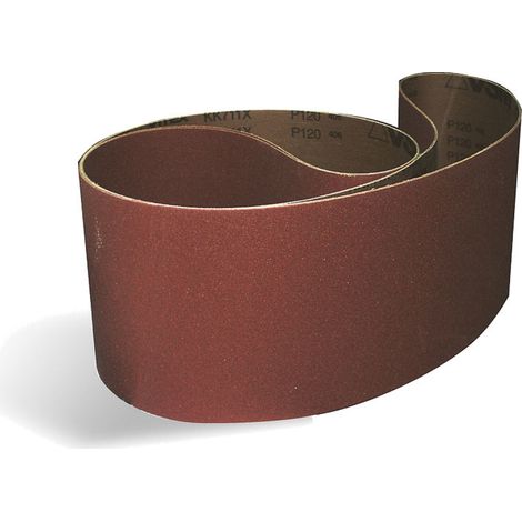 metallkraft Schleifband 1180 x 75 mm P80 Gewebeunterlage 5 Stk