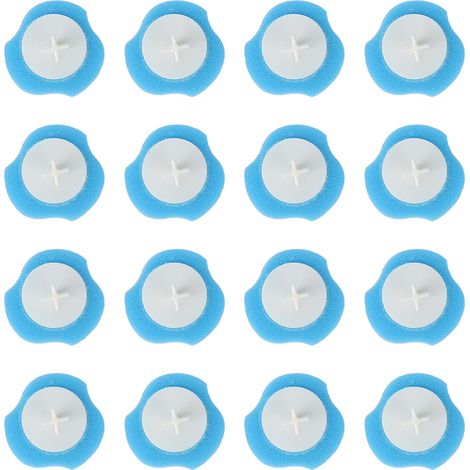 16 recharges pour brosse de toilettes jetables, têtes dissolubles à usage unique, nettoyant WC soluble, rechanges pour salle de bain (1/5)
