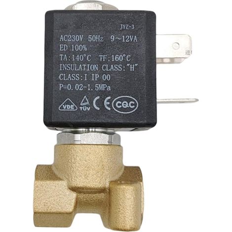 Électrovannes de remplacement électromagnétique pour cafetière, eau, chaudière, solénoïde électrique en cuivre (1/5)