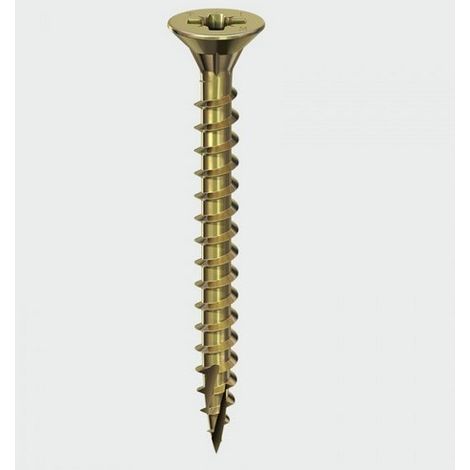 TIMCO C2 Strong-Fix Multi-Purpose Premium Countersunk Gold Woodscrews - 3.5 x 25