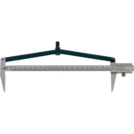Pinza de compás 150mm pico-L.40mm H.PREISSER