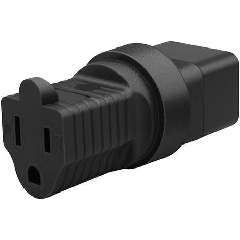 Adaptateur secteur femelle IEC320 C20 vers Nema 5-15R (3 broches) (1/4)