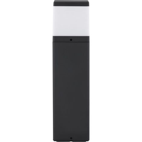 Merano Atlanta Borne extérieure 50 cm en aluminium gris foncé, LED claire E27 IP65