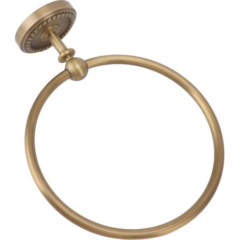 Anneau porte-serviettes mural rond en cuivre pour douchette, référence 970830 (1/5)