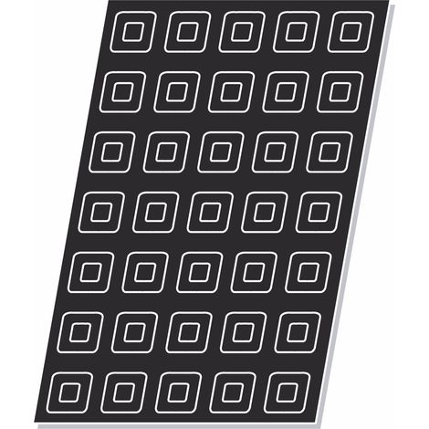 Moule Flexipan® Plaque Silicone 24 à 60 Savarins Carrés - Pujadas
