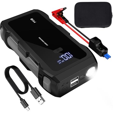 Démarreur de Batterie Portable  Charge Rapide par USB de 8000mAh  Booster de Batterie - pour Voitures Camions Moto Bateaux Camping-Cars Motoneiges Tracteurs (1/5)