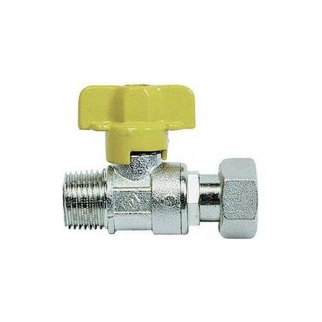 RUBINETTO A SFERA PER GAS MF CON BOCCHETTONE Misura: 1"