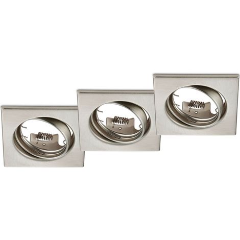 Illuminazione da Incasso da Interno GU10 in Metallo Nickel Opaco