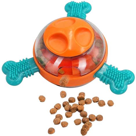 Jouet interactif pour Chien Indestructible - Jeu Intelligence Type Kong - Balle Interactive - Petit Jeux Intelligent d\'occupation