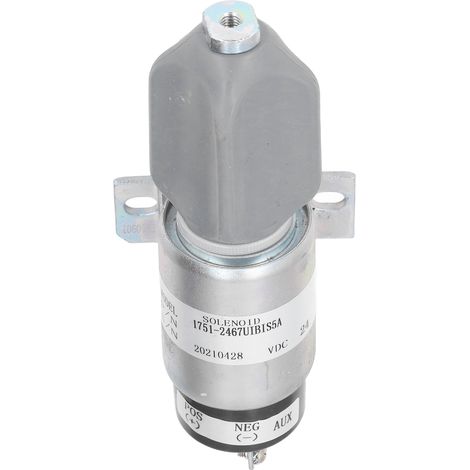 Électrovanne de stationnement moteur Mitsubishi S6K, électrovanne d'arrêt ABS 24 V 1751-2467UIBIS5A (1/5)