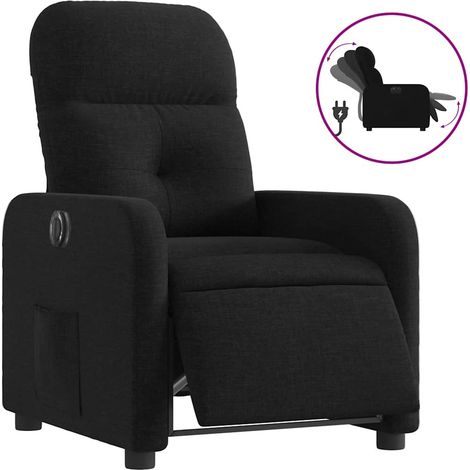 Maison Exclusive - Relaxsessel Elektrisch Schwarz Stoff